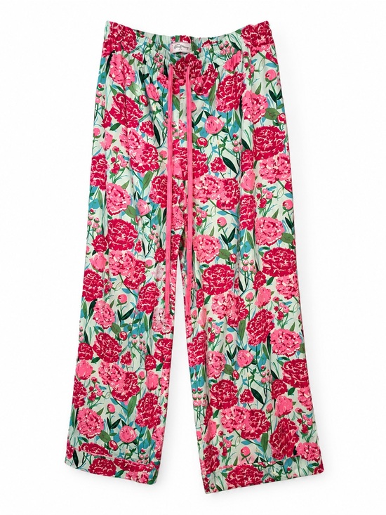 SweetHoney Other - Sweet Honey Women’s Floral Wide-Leg Lounge Pants - Pink Hydrangeas